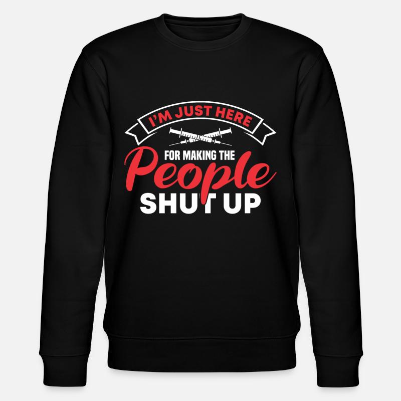 Anesthesia Anesthesia Technician Anesthesiologist - Stanley/Stella CHANGER Unisex Organic Sweatshirt - black