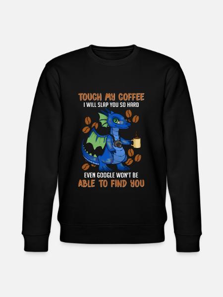 Funny Coffee Sayings - Coffee - Stanley/Stella CHANGER Unisex Organic Sweatshirt - black