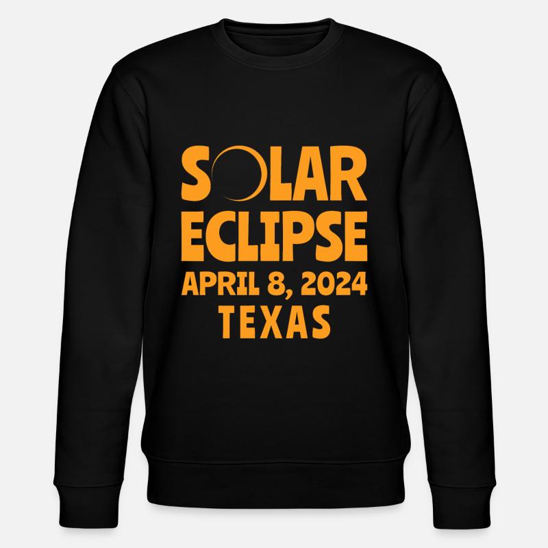 Éclipse solaire 2024 Texas - Sweat bio CHANGER Stanley/Stella Unisexe - noir