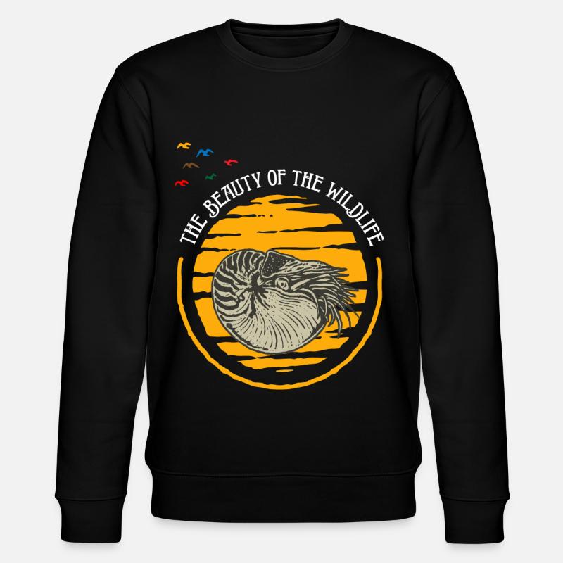 Escargots marins animaux marins - Sweat bio CHANGER Stanley/Stella Unisexe - noir