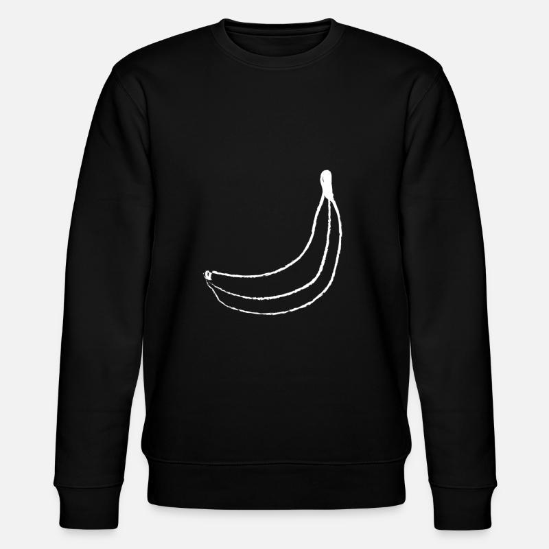 Banane - Stanley/Stella Unisex Bio-Sweatshirt CHANGER  - Schwarz