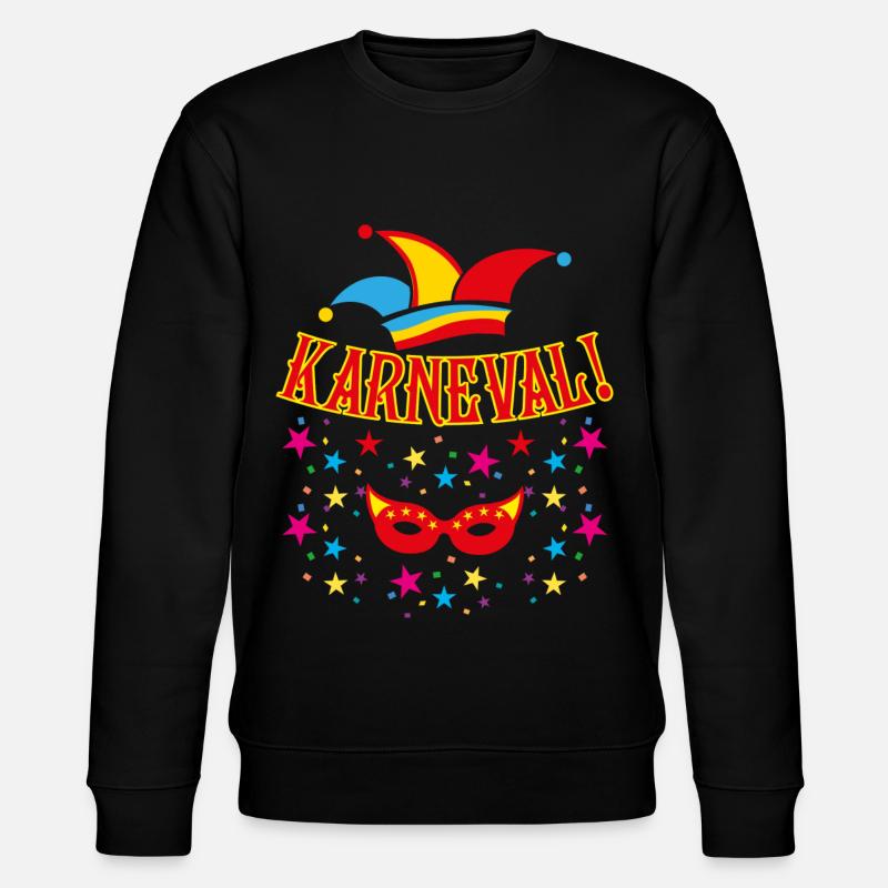 09 Karneval - Stanley/Stella Unisex Bio-Sweatshirt CHANGER  - Schwarz