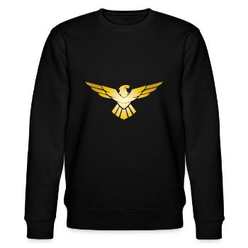 Eagle Golden Eagle Osprey eagle bird of prey - Stanley/Stella CHANGER Unisex Organic Sweatshirt - black - Front - Nik (191cm) & Marisol (170cm)