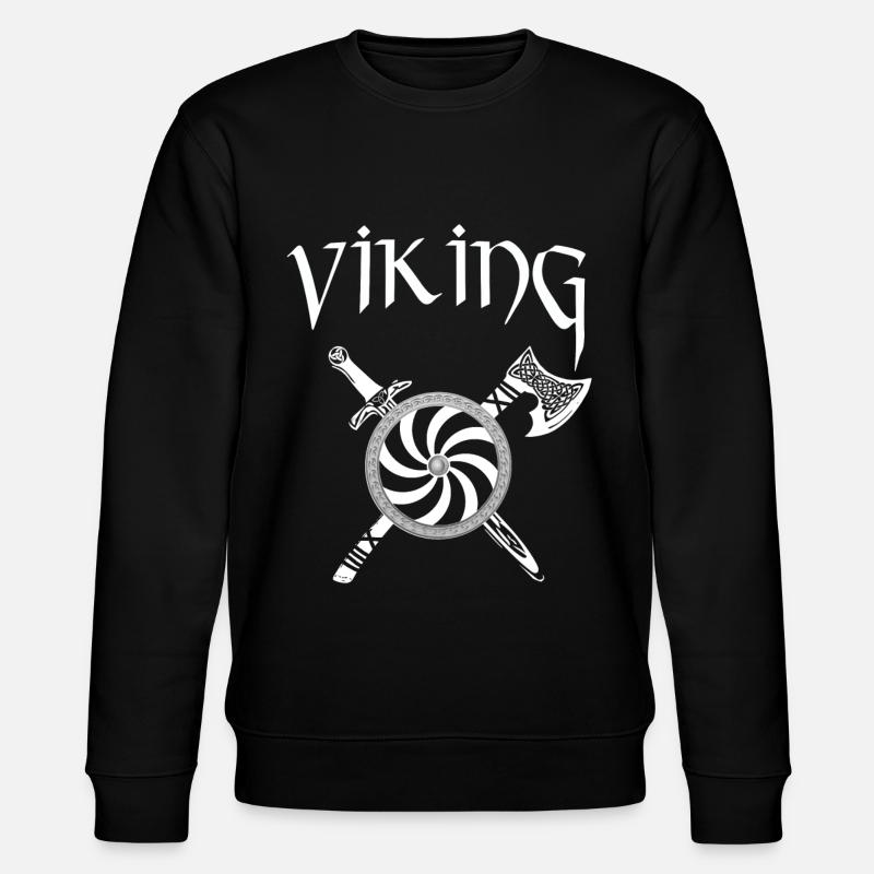 Wikinger Viking - Stanley/Stella Unisex Bio-Sweatshirt CHANGER  - Schwarz