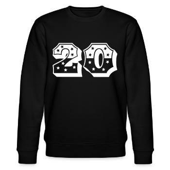 Numéro 20 - Sweat bio CHANGER Stanley/Stella Unisexe - noir - Devant - Nik (191cm) & Marisol (170cm)