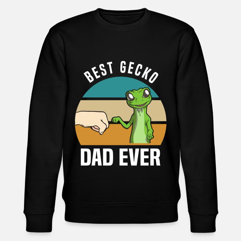 Gecko - Stanley/Stella CHANGER Unisex Organic Sweatshirt - black