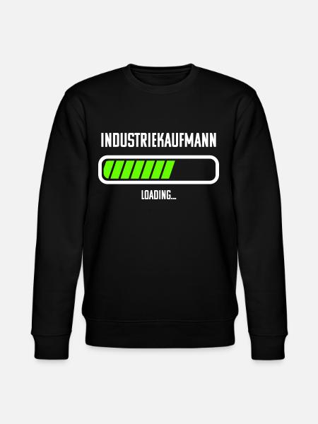 Industriekaufmann Beruf Loading Ladebalken - Stanley/Stella Unisex Bio-Sweatshirt CHANGER - Schwarz