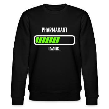 Pharmakant Beruf Loading Ladebalken - Stanley/Stella Unisex Bio-Sweatshirt CHANGER  - Schwarz - Vorne - Nik (191cm) & Marisol (170cm)