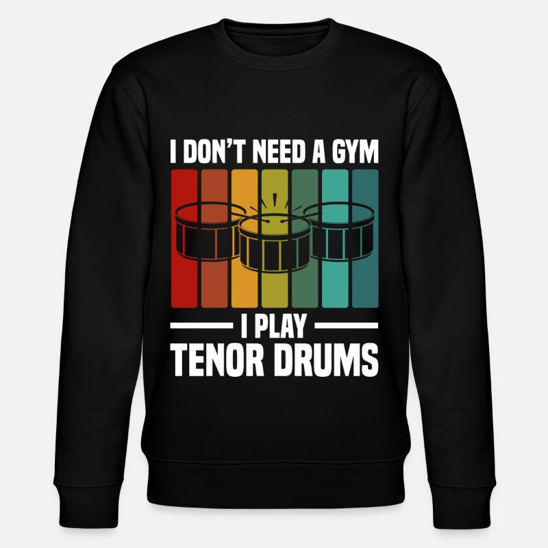 Tenortrommel - Stanley/Stella Unisex Bio-Sweatshirt CHANGER - Schwarz