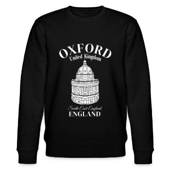 Oxford Great Britain South East England - Stanley/Stella Unisex Bio-Sweatshirt CHANGER  - Schwarz - Vorne - Nik (191cm) & Marisol (170cm)