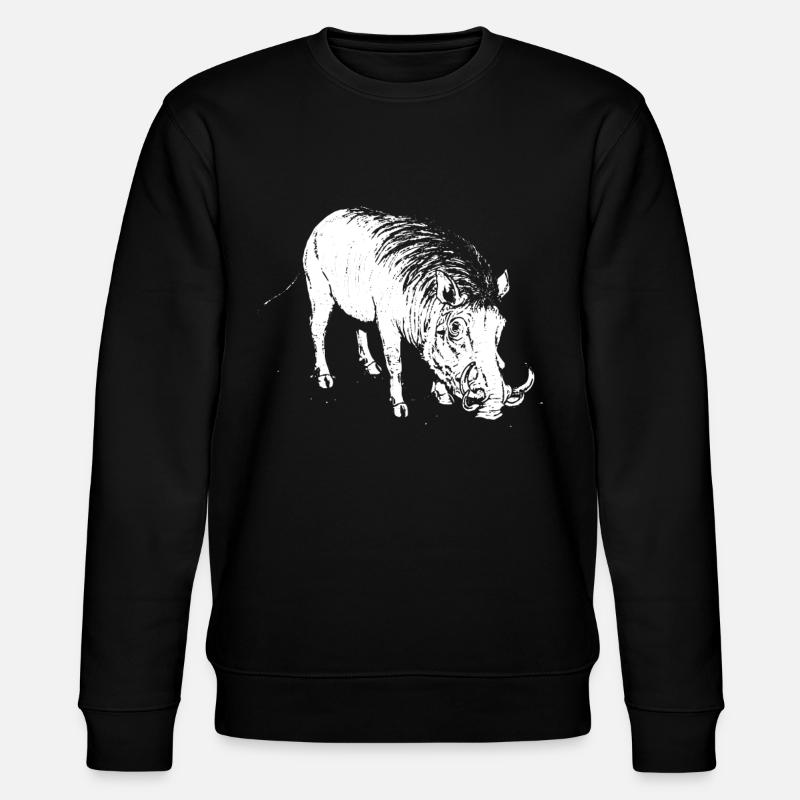 Cadeau animal sanglier - Sweat bio CHANGER Stanley/Stella Unisexe - noir