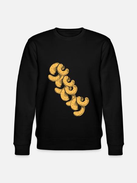 Cashew nuts art gift - Stanley/Stella CHANGER Unisex Organic Sweatshirt - black