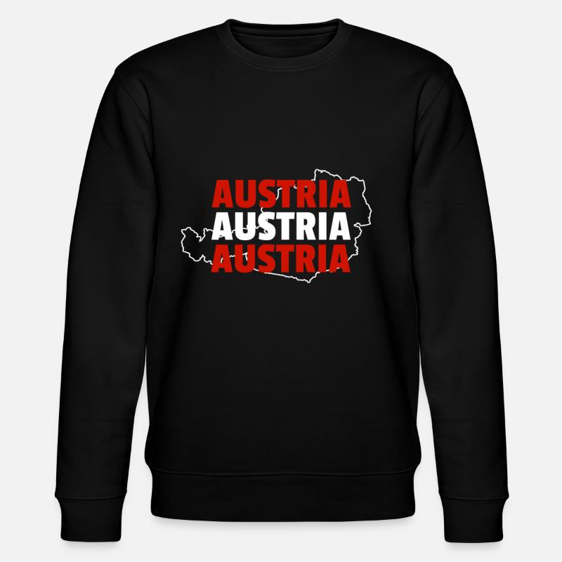 Austria - Stanley/Stella CHANGER Unisex Organic Sweatshirt - black