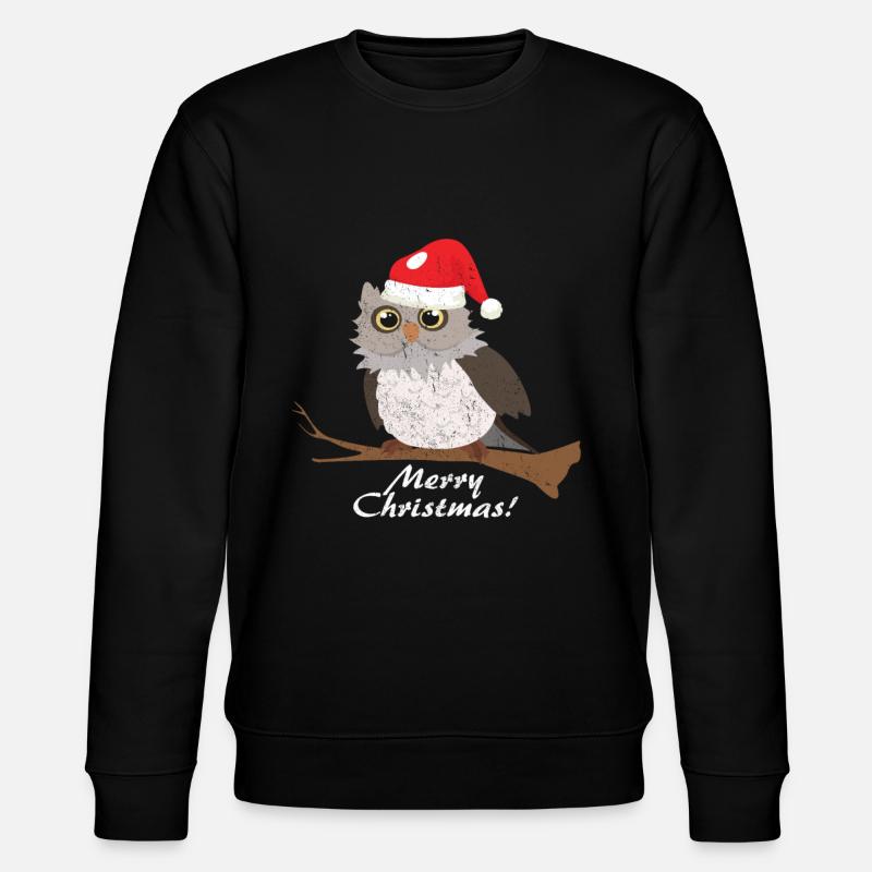 owl - Stanley/Stella CHANGER Unisex Organic Sweatshirt - black