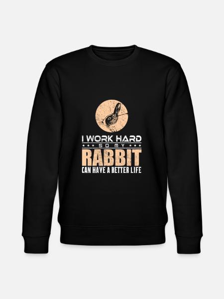 rabbit - Stanley/Stella CHANGER Unisex Organic Sweatshirt - black