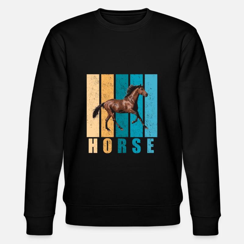 cheval - Sweat bio CHANGER Stanley/Stella Unisexe - noir