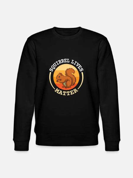 squirrel - Stanley/Stella CHANGER Unisex Organic Sweatshirt - black