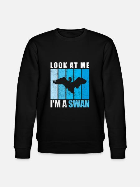 cygne - Sweat bio CHANGER Stanley/Stella Unisexe - noir