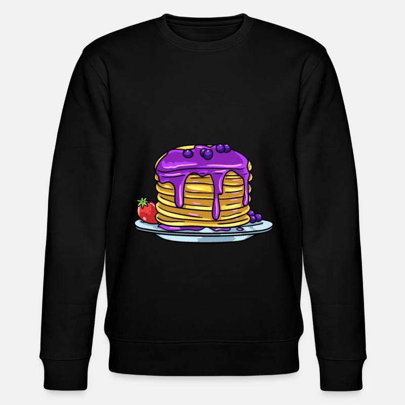 Pancake pancake pancake gift - Stanley/Stella CHANGER Unisex Organic Sweatshirt - black