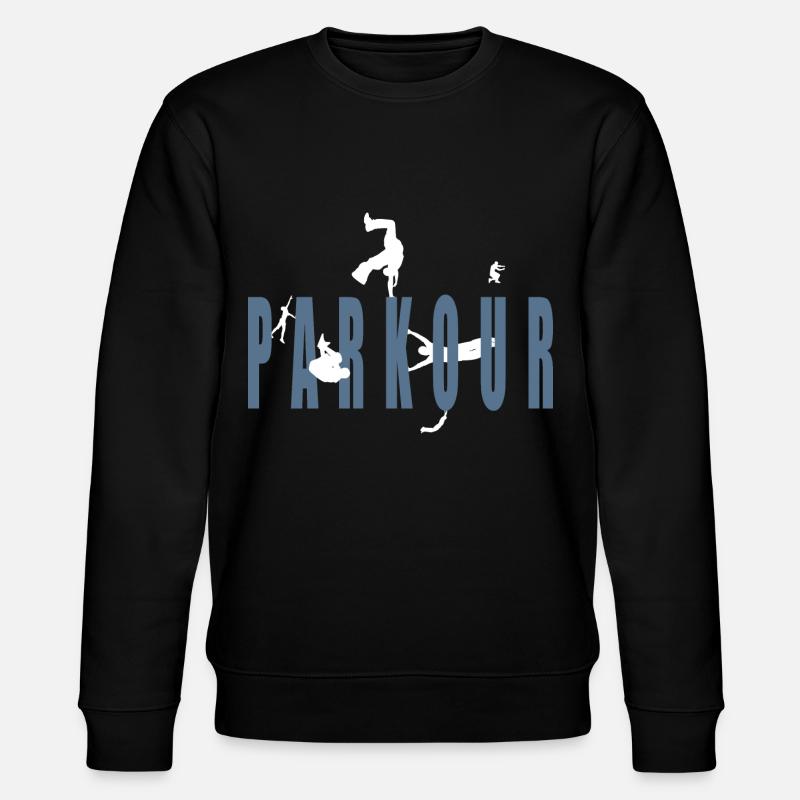 Parkour Freerunning Techniken - Stanley/Stella Unisex Bio-Sweatshirt CHANGER  - Schwarz