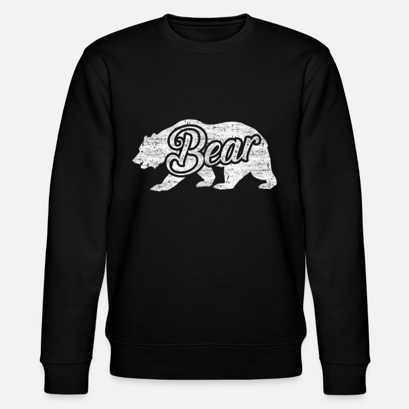 bear - Stanley/Stella CHANGER Unisex Organic Sweatshirt - black