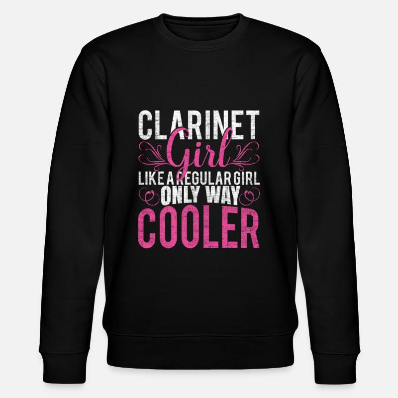Klarinette - Stanley/Stella Unisex Bio-Sweatshirt CHANGER  - Schwarz