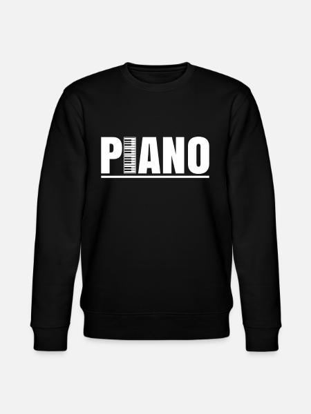 Piano - Stanley/Stella Unisex Bio-Sweatshirt CHANGER - Schwarz