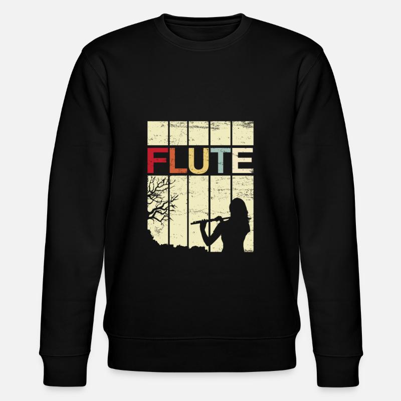 flûte - Sweat bio CHANGER Stanley/Stella Unisexe - noir