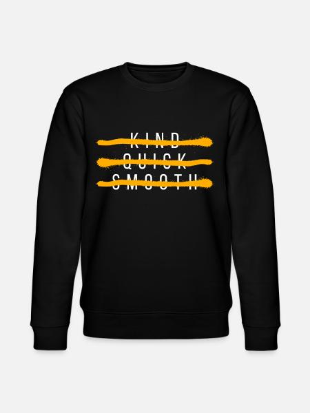 KIND QUICK SMOOTH - Stanley/Stella Unisex Bio-Sweatshirt CHANGER - Schwarz