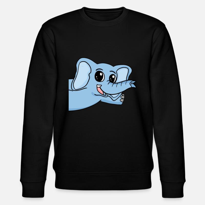 Salutation des éléphants - Sweat bio CHANGER Stanley/Stella Unisexe - noir