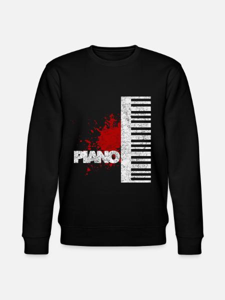 piano - Stanley/Stella CHANGER Unisex Organic Sweatshirt - black