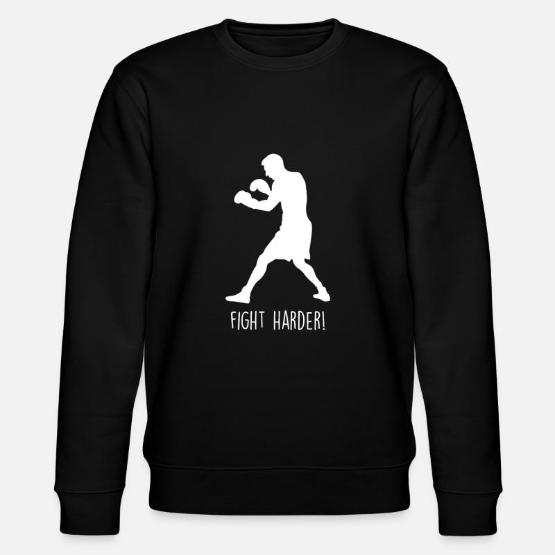 Fight boxing boxes - Stanley/Stella CHANGER Unisex Organic Sweatshirt - black