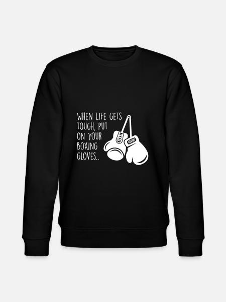 Samba Gloves Boxing Kickbox - Stanley/Stella Unisex Bio-Sweatshirt CHANGER  - Schwarz