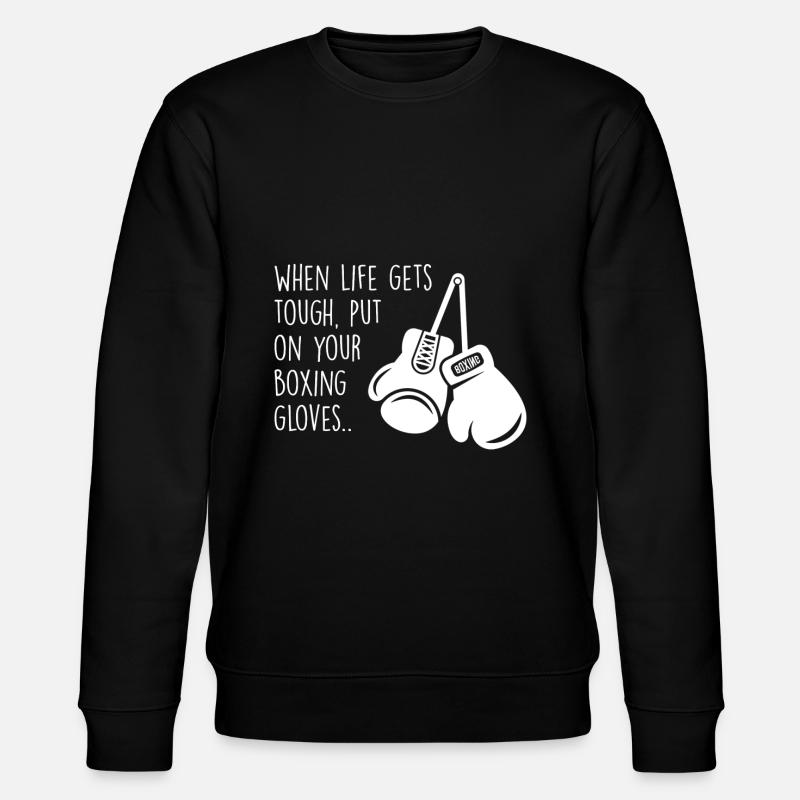 Samba Gloves Boxing Kickboxing - Stanley/Stella CHANGER Unisex Organic Sweatshirt - black