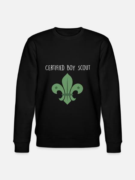 Certified Boy Scout Scout - Stanley/Stella CHANGER Unisex Organic Sweatshirt - black