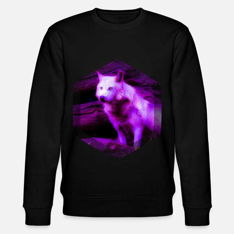 wolf - Stanley/Stella CHANGER Unisex Organic Sweatshirt - black