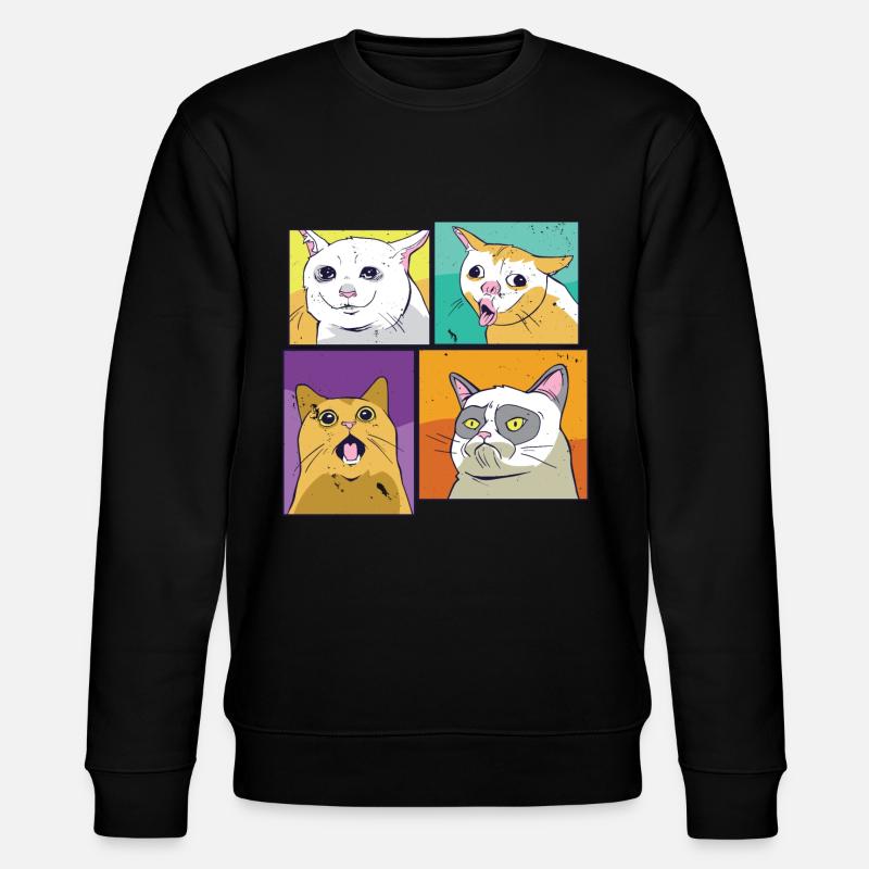 Meme chats - Sweat bio CHANGER Stanley/Stella Unisexe - noir