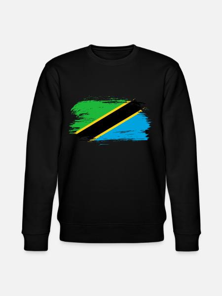 Drapeau drapeau tanzanie - Sweat bio CHANGER Stanley/Stella Unisexe - noir