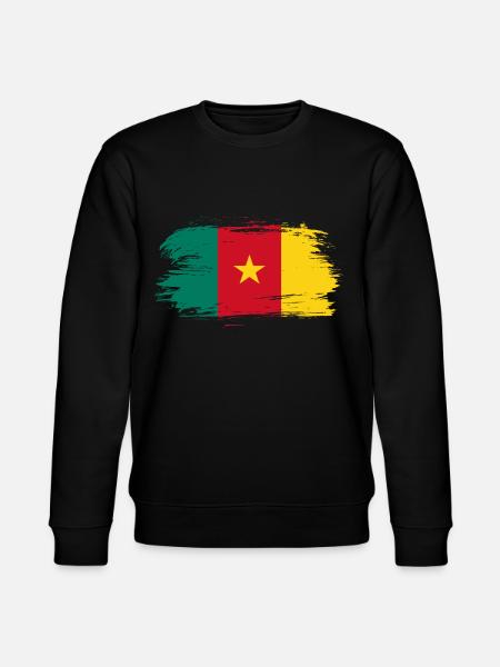 Cameroon flag flag - Stanley/Stella CHANGER Unisex Organic Sweatshirt - black