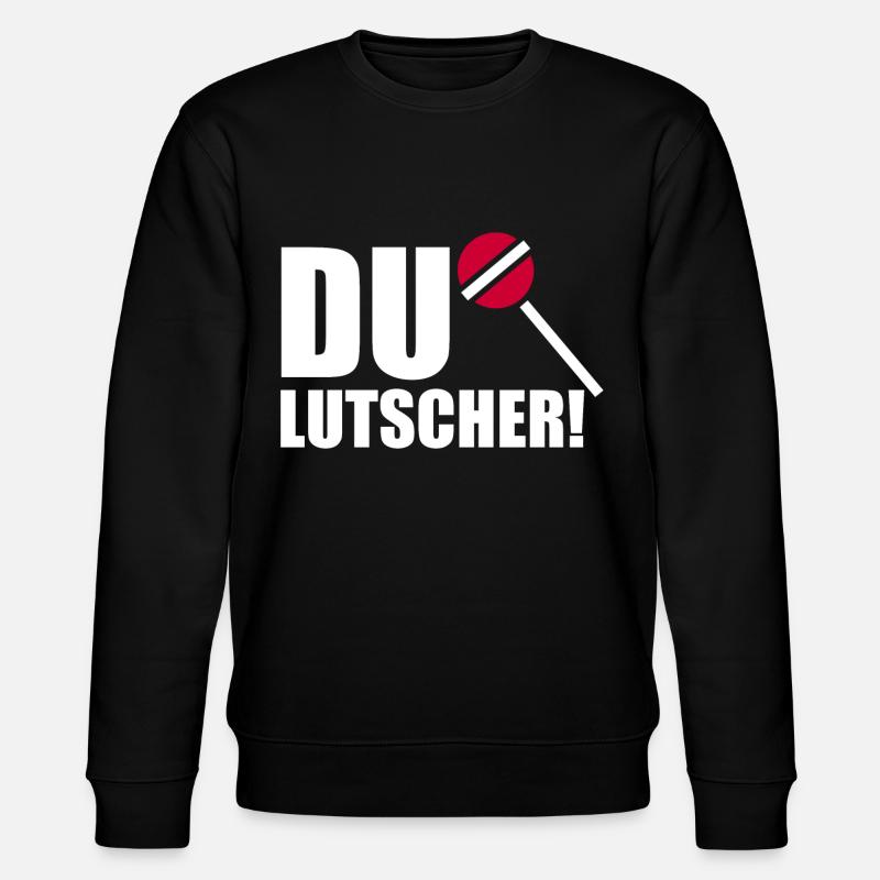 Du Lutscher! - Stanley/Stella Unisex Bio-Sweatshirt CHANGER  - Schwarz