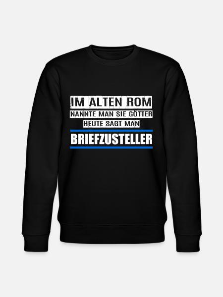 BRIEFZUSTELLER - Stanley/Stella Unisex Bio-Sweatshirt CHANGER  - Schwarz