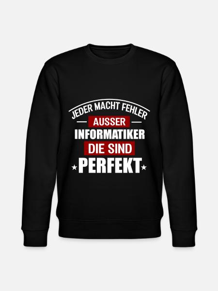 INFORMATIKER - Stanley/Stella Unisex Bio-Sweatshirt CHANGER - Schwarz