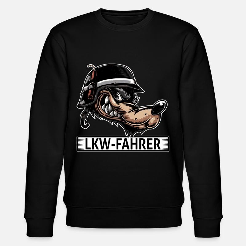 LKW-FAHRER - Stanley/Stella Unisex Bio-Sweatshirt CHANGER - Schwarz