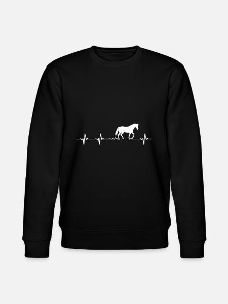 pferd - Stanley/Stella Unisex Bio-Sweatshirt CHANGER - Schwarz