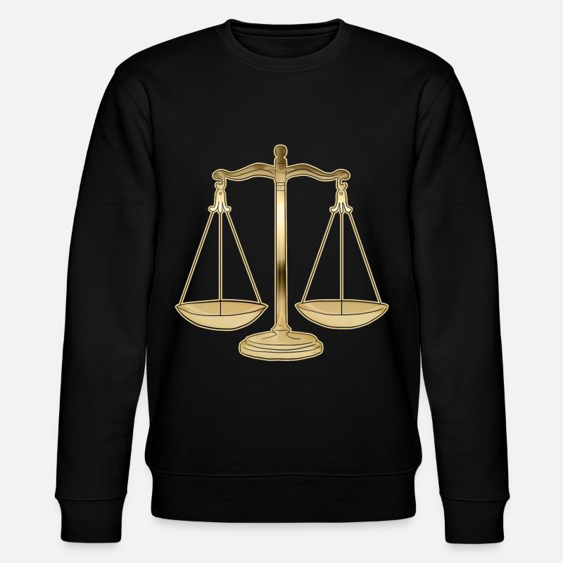 Waage Libra - Stanley/Stella Unisex Bio-Sweatshirt CHANGER - Schwarz