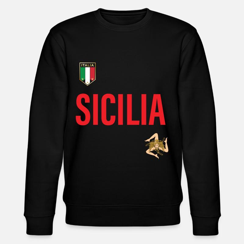 Sizilien Jersey - Stanley/Stella Unisex Bio-Sweatshirt CHANGER  - Schwarz