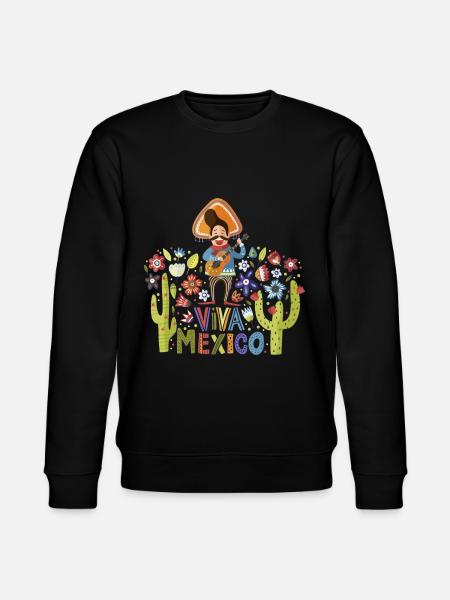 Mexico - Viva Mexico Singer - dark - Stanley/Stella CHANGER Unisex Organic Sweatshirt - black