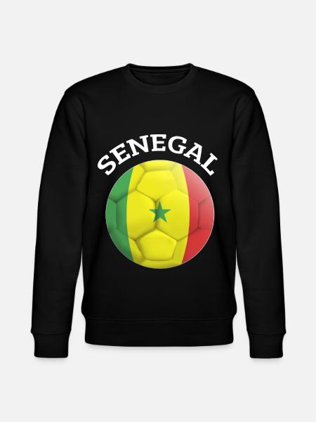 Senegal Africa Gift Idea - Stanley/Stella CHANGER Unisex Organic Sweatshirt - black
