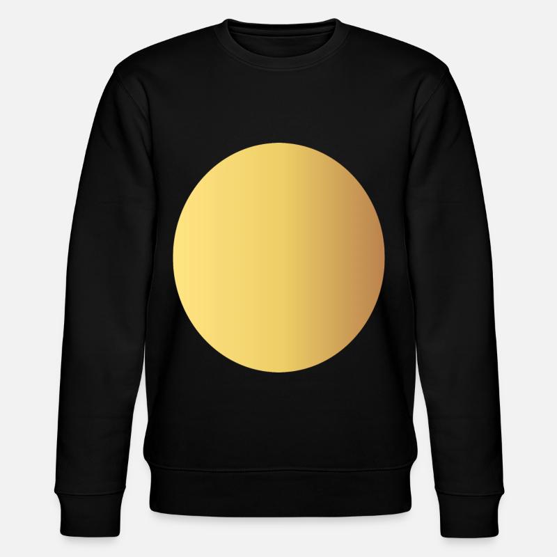 Kreis - Gold - Stanley/Stella Unisex Bio-Sweatshirt CHANGER  - Schwarz