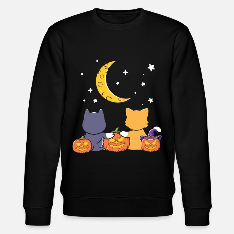 Sorcière citrouille d’Halloween - Sweat bio CHANGER Stanley/Stella Unisexe - noir